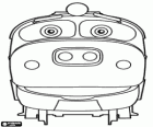 Brewster, a strong diesel-electric locomotive from Chuggington