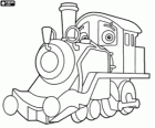 Old Pete, the steam locomotive is the oldest chugger in Chuggington