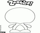 Zooble blank. Decorate your own zooble