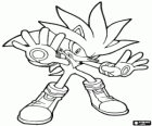 Silver the Hedgehog, the hedgehog that comes from the future