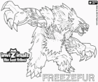 Freezefur, latest evolution. Invizimals The Lost Tribes. A huge beast, violent and fierce