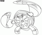 Terraspin, alien turtle which has the power to control the air and tornadoes. Ben 10 Ultimate Alien