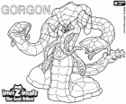 Gorgon. Invizimals The Lost Tribes. Legendary Monster, powerful snake with three heads