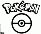 Pokemon logo and a Poké Ball