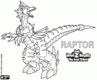 Raptor, latest evolution. Invizimals The Lost Tribes. Dangerous hunter that is fast, smart, aggressive