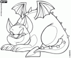 Skeith, the winged dragon from Neopets