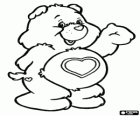 Tenderheart Bear, the little bear with a heart over the belly