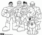 Super friends from DC Comics. Super Friends