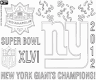 New York Giants Super Bowl 2012 Champions