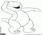 Barney the Friendly Dinosaur from Barney and Friends