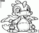 Scorchio, the dragon from Neopets