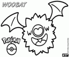 Woobat, the bat pokémon. Evolves into Swoobat