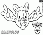 Reuniclus, psychic Pokémon, final evolution from Solosis and Duosion. Rankurusu