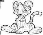 Kougra, the tiger from Neopets