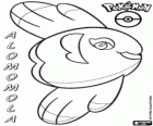 Alomomola or Mamanbou. A Water Pokémon, a fish with the shape of a heart