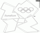 London 2012 Olympic Games Logo. Games of the XXX Olympiad