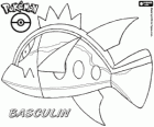 Basculin, Bassrao in Japanese, a Pokémon colored fish