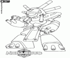 Warbandit, a Medabot. The Medabots are robots with artificial intelligence