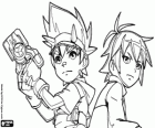 Max and Rex, two of the protagonists in Dinosaur King
