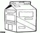 Milk carton package, a milk tetrabrik