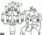 Princess and a candelabrum