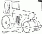 Road roller, compactor vehicle