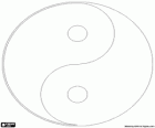 Symbol of the Ying and Yang for Taoist philosophy and religion