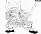 Warrior samurai puzzle