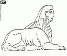 Sphinx, mythical creature with body of lion and human head
