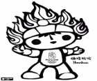 Huanhuan, the olympic flame. Another mascot of the Beijing 2008 Summer Olympics