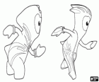 London 2012's Olympic mascots, Wenlock and Mandeville