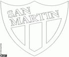 Emblem of the Club Atlético San Martín. Football team from the city of San Juan, Argentina