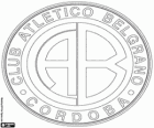 Logo of Club Atlético Belgrano. Argentinian sports club and soccer team from the city of Córdoba