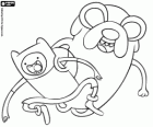 Finn and Jake, the main protagonists of AdventureTime
