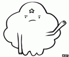 Lumpy Space Princess, a cloud with a star on the forehead