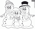 Snowmen family