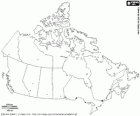 Map of Canada. Capital: Ottawa. Country located in North America between the Pacific, Arctic and Atlantic oceans. The second largest country in the world