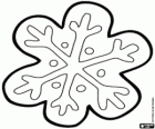 Snowflake biscuit
