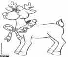 A reindeer of Santa Claus decorated to celebrate Christmas Eve