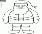 Santa Claus with his typical costume