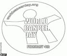 World Cancer Day logo, February 4