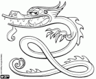 Dojo Kanojo Cho, the dragon of the Xiaolin warriors can change its shape