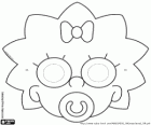 Maggie Simpsons's mask