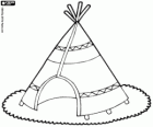 Teepee, native american tent