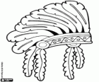 Feathered war bonnet