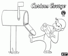 Curious George by sending a letter by mail