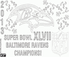 Baltimore Ravens Super Bowl 2013 Champions