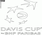 Davis Cup logo with the sponsor BNP Paribas