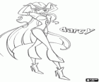 Darcy dominates the powers of darkness. Winx Club