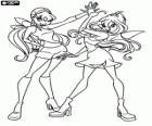 Bloom and Stella, two of the Winx's fairies